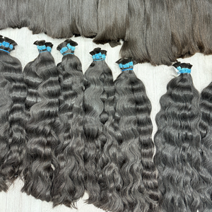 Wholesale 100% Natural Raw Virgin Colors Human Hair High Quality Bulk Human Hair <b>Extensions</b> - Product Image 3