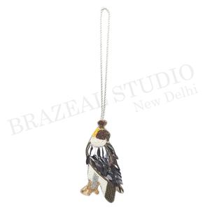 Décorations brodées en tissu d'arbre de Noël faites à la main Ornement en gros personnalisé avec ancre de mouton de renne de chameau - Product Image 6