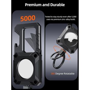 Portachiavi Impermeabile con AirTag, Moschettone Resistente, Apribottiglie, Chiusura Sicura, Antigraffio, Caratteristiche Protettive per Promozioni - Product Image 2