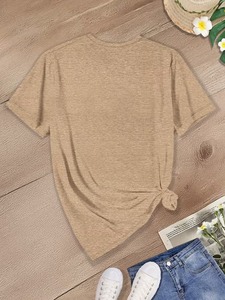 เสื้อยืดแขนสั้นผู้ชายลายการ์ตูนแมวน่ารัก พิมพ์ด้านหน้า คอกลม ผ้าคอตตอนเจอร์ซีย์ ทรงปกติ ระบายอากาศได้ดี - Product Image 5