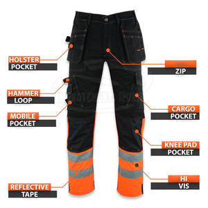 Pantalon de travail 100% coton sur mesure Style unique Plus Size Design imperméable Vente en ligne Personnalisation personnalisée possible - Product Image 6