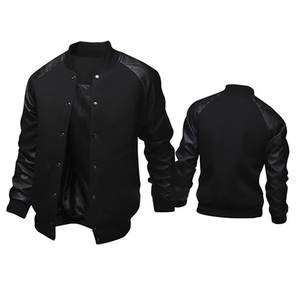 Chaqueta Varsity de Felpa Personalizada Premium para Hombre, Estilo Nuevo, Transpirable, con Cuello Alto, Chaqueta de Béisbol Universitaria para Hombre, de Pakistán - Product Image 2
