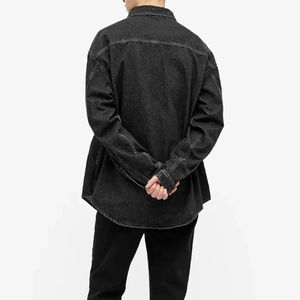 Camisa de Mezclilla Premium para Hombre, Manga Larga, Textura Suave, Corte Regular, Tela de Calidad Sostenible, Ideal para Uso Diario Informal, Superventas - Product Image 4