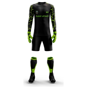 Conjunto de Uniforme de Portero de Fútbol Profesional Personalizado, Jersey de Fútbol Acolchado de Manga Larga, Ropa Deportiva Transpirable para Entrenamiento de Portero - Product Image 5
