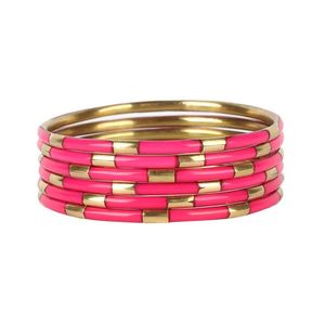 Bulk Brass and <b>Resin</b> Indian Ethnic Boho Bangles Handmade Jewelry Fashion Accessories Women's Party - Product Image 2