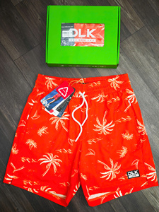 Shorts de plage pour hommes à imprimé floral, longueur genou, OEM, séchage rapide, respirant, décontracté, pour la natation - Product Image 3