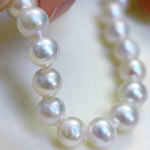 Collier haut de gamme en perles d'eau douce pour Xiaomi, 5 mm, chaîne en or 18 carats, fermoir à boucle, luxe léger avec une sensation haut de gamme - Product Image 4