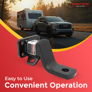 ROADPOWER (RP-HTGTS) <b>Small</b> GTS2 Ball Mount, 2" Hitch Receiver, Class III, 5000 lbs GTW, 1" Ball Hole Corrosion Resistant Coat - Product Image 6