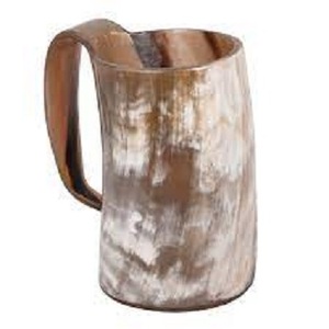 Taza de Cuerno de Búfalo Real Vintage Personalizada, Hecha a Mano, Ecológica y de Alta Calidad, con Logotipo Personalizado - Regalo Vikingo Original - Product Image 2