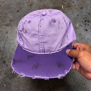 Gorra de Papá con Borde Deshilachado de Marca Privada, 100% Algodón, Acabado Lavado, Perfil Bajo para Tiendas de Ropa de Boutique - Product Image 2
