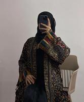 Ensemble Abaya formel pour femmes en pashmina uni de qualité supérieure avec châle assorti |   Vêtement d'hiver léger et modeste à manches longues, longueur cheville