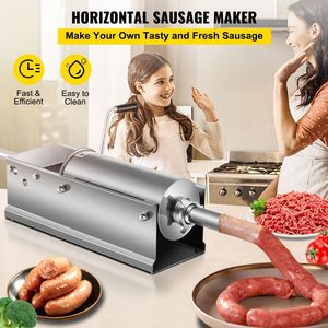 Macchina Insaccatrice Manuale in Acciaio Inox da 5L e 11LBS per Uso Domestico e Ristorazione con Doppia Velocità - Product Image 2