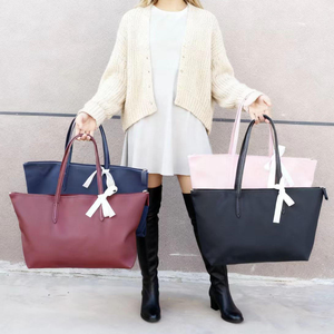 Sac fourre-tout de grande capacité pour femmes, sac à main portable à bandoulière avec fermeture éclair, sac de shopping pour les voyages quotidiens - Product Image 1
