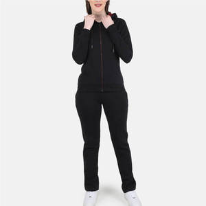 Conjuntos deportivos profesionales para mujeres atletas, chaqueta con cremallera completa y pantalones de corte ajustado. - Product Image 1