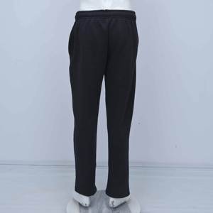 Conjunto Deportivo de Alta Calidad con Logotipo Personalizado, Sudadera con Capucha Negra Deslavada Unisex y Pantalones Deportivos Anchos de Felpa de Algodón - Product Image 3