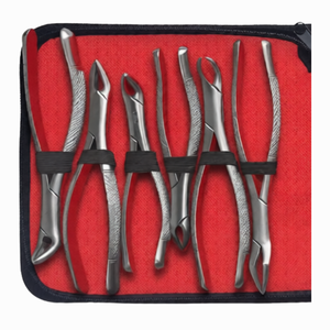 Ensemble de 12 pinces d'extraction dentaire, instruments d'extraction dentaire en acier inoxydable, kit de pinces de chirurgie dentaire professionnel - Product Image 5