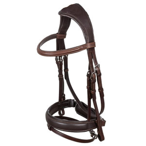 Brida para Caballo Ajustable de Cuero de Primera Calidad con Hebilla de Acero Inoxidable, Brida para Caballo Duradera y Personalizable - Product Image 1