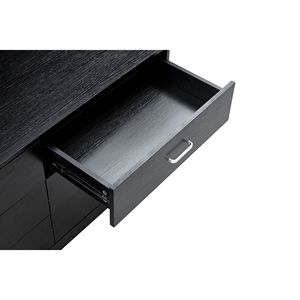 Comò Nero con 6 Cassetti per Bambini - Legno e Pannelli in MDF - Product Image 5