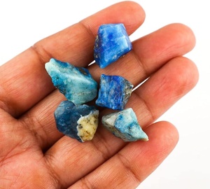 Pierre précieuse brute naturelle vintage de qualité AAA, 5 pièces, afghanite naturelle, cristal non traité, 15-20 mm, pour la fabrication de bijoux - Product Image 3