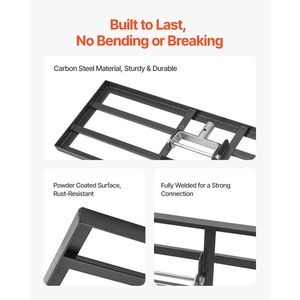 Livellatore per Terreno 83.9 con Manico in Acciaio al Carbonio Antiruggine, Piastra di Lavoro 30x10, 3 Livelli di Altezza, Rastrello Livellatore per Prato - Product Image 3