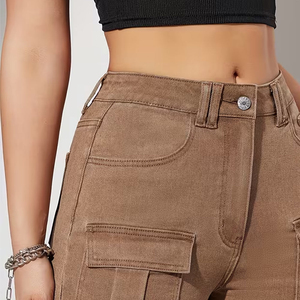 New Best Quality Women Denim <b>Shorts</b> Breathable and Super Distressed Women Denim <b>Shorts</b> with Custom Stone Wash for Comfort - Product Image 6