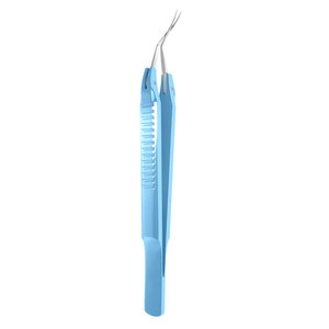 Pinzas de Capsulorrexis de Titanio con Escala de 2.50/5.00 mm, Diseño de Acción Cruzada para Incisiones de 1.50 mm, Mordazas Curvas de Acero Inoxidable - Product Image 2