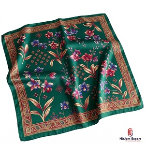 Lightweight Soft Womens Square <b>Scarf</b> Premium Fabric OEM ODM Manufacturer Mauritius Custom Fabric Products Stylish Fashion Access - Product Image 6