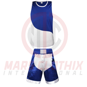 Conjunto de Chaleco y Pantalones Cortos de Boxeo, Fabricación Profesional, Diseño OEM Personalizado, Uniforme de Kick Boxing Disponible en Todas las Tallas - Product Image 2