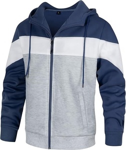 Best-sellers : Sweat à capuche zippé pour homme, coupe classique, en molleton, impression numérique, vêtements d'hiver - Product Image 5