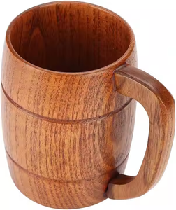Taza de Madera Natural Premium, Ecológica, Estilo Japonés Vintage, para Bebidas Calientes y Frías, Café y Té - Product Image 2