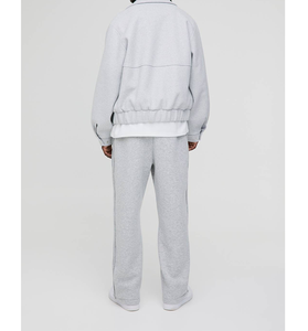 Pantalon de jogging mi-taille à cordon de serrage respirant pour homme, idéal pour l'entraînement en extérieur, en coton, style streetwear, coupe droite, avec impression sérigraphiée – Grande Vente - Product Image 4