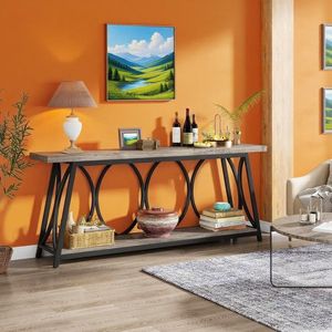 Consolle in Stile Industriale da Posizionare Dietro il Divano - Product Image 6