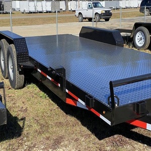Semirremolque de plataforma plana de 3 ejes de alta resistencia, plataforma de acero de 40 pies, solución de transporte de carga de alta resistencia para uso industrial y comercial - Product Image 4