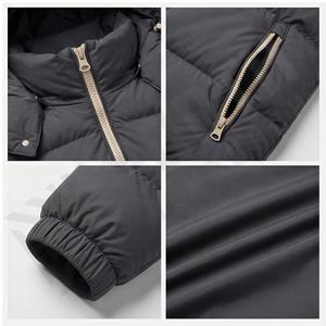 Vestes bouffantes pour hommes légères et confortables pour col montant d'hiver avec isolation en microfibre pour une utilisation en extérieur décontractée - Product Image 4