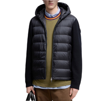 Veste matelassée décontractée pour homme, en duvet épais et coton rembourré, parka d'hiver avec design à bulles, veste à capuche