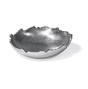 Handcrafted Gold Finished Designer Metal Bowl With Unique Texture Ideal For Dining Table Centerpiece Decoration - Product Image 4