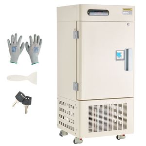Congelatore da Laboratorio a Temperatura Ultra Bassa 28L da -40F a -123F con Display Digitale Regolabile e Ruote - Product Image 1