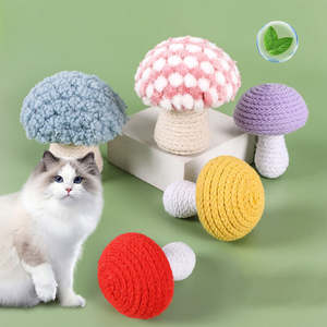 Juguete Interactivo para Gatos con Sonido para Limpieza Dental, de Hierba Gatera Natural y Sisal Duradero, en Forma de Hongo, para Masticar y Rascar - Product Image 5