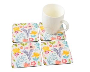 Designer MDF Coasters Set Luxury Drink Coasters Stylish <b>Table</b> <b>Mats</b> for Tea Coffee Mug Glass Home Decor New - Product Image 3