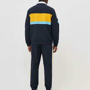 Survêtements de jogging deux pièces coupe slim en coton 100% de haute qualité, style vintage délavé à l'acide, coupe-vent streetwear, imprimés sur mesure - Product Image 2