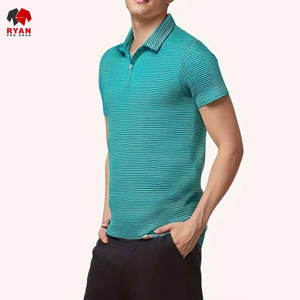 Chemises polo personnalisées anti-rides à impression numérique pour hommes avec logo personnalisé, manches courtes, tissu tricoté, design OEM - Product Image 2