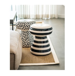 Table de salon élégante en os incrusté de style américain, tabouret de salon en os incrusté, vente directe du fabricant pour la maison, le jardin et le salon - Product Image 4