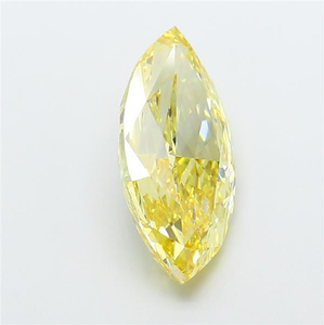 Diamant jaune de 2 carats, taille marquise, exquis |   Diamant rare de couleur fantaisie, non monté, pour une œuvre maîtresse de haute joaillerie de luxe sur mesure - Product Image 5