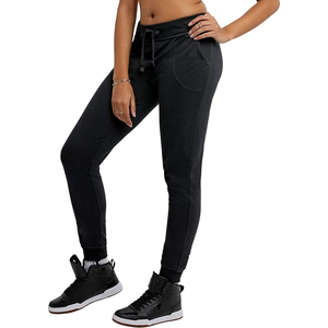Pantalon de jogging pour femme en néoprène, tissu épais structuré, taille élastique, streetwear, pantalon de survêtement - Product Image 2