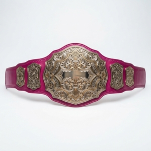 Ceinture de championnat en cuir personnalisée, trophée sportif personnalisé, plaque métallique, sangle, pour vainqueur de tournoi, vente en gros directe usine - Product Image 2