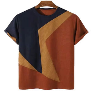 T-shirt décontracté à manches longues 100 % coton pour homme – Doux, respirant, col rond, confort optimal, léger, idéal pour l'été - Product Image 1