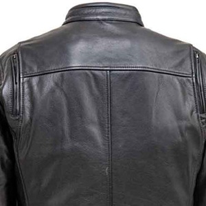 Fashionable High Quality Breathable Quick Dry Windproof 2023 New Design Motorbike Leather Jackets Factory Direct Sales Men's - Product Image 6