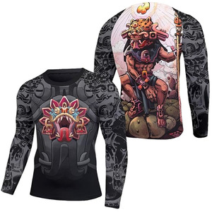 Camiseta de Compresión Unisex de Fabricante OEM, Protección UV, Impresión por Sublimación, Tela Premium de Spandex/Poliéster, Secado Rápido y Transpirable - Product Image 5