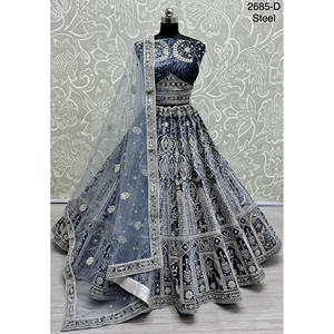 Nupcial Indio Desgaste Terciopelo Colecciones Para Novia Con Zarkhan Trabajo Por Fabzone - Product Image 3