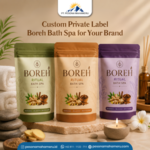 Mélange de sels de bain aux herbes Boreh personnalisé sous marque privée – Produit de soin botanique pour le bain, idéal pour les spas et les soins personnels - Product Image 1